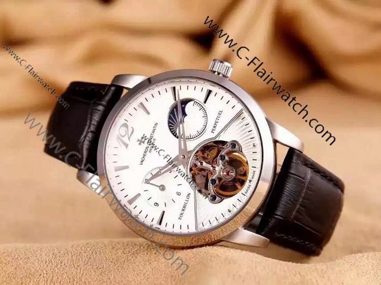 Vacheron Constantin Replica Watch Tourbillon SS White 001